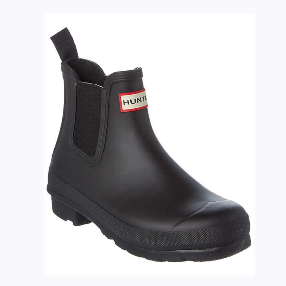 Hunter Black Chelsea Rain Boots Size 9